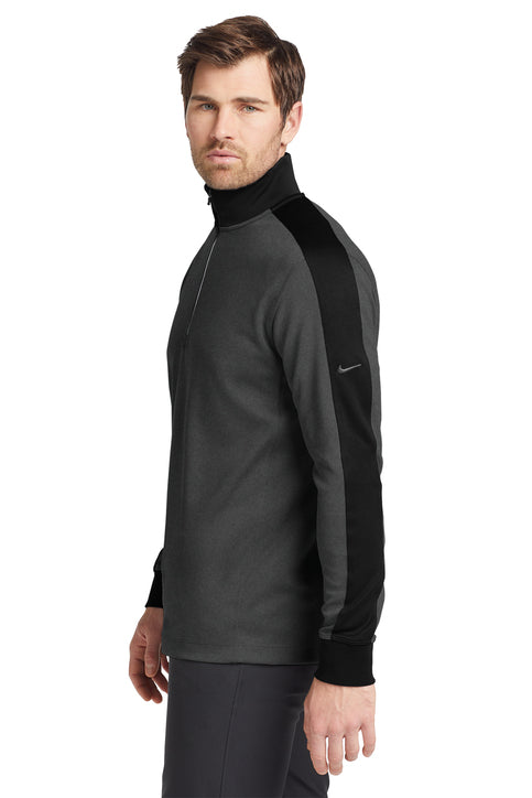 Nike 1/2 Zip Pullover Anthracite Heather/ Black