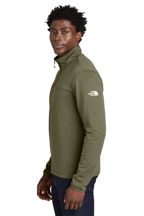 The North Face® Aim 1/4-Zip Fleece Burnt Olive Green