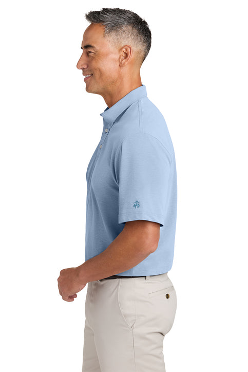 Brooks Brothers® Pinpoint Pique Dress Polo Newport Blue End On End
