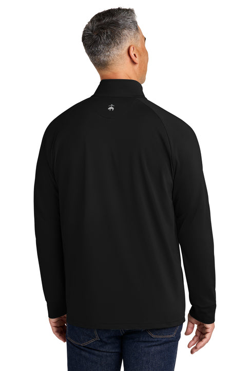 Brooks Brothers® Luxe Performance 1/4-Zip Deep Black