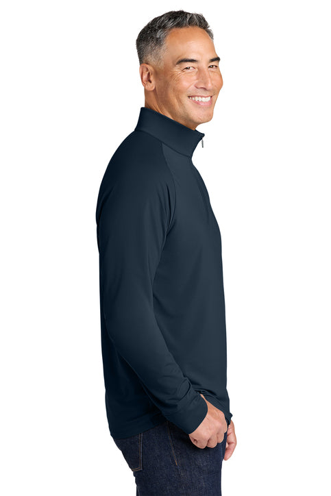 Brooks Brothers® Luxe Performance 1/4-Zip Navy Blazer