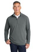 Brooks Brothers® Luxe Performance 1/4-Zip Shadow Grey