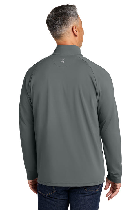 Brooks Brothers® Luxe Performance 1/4-Zip Shadow Grey