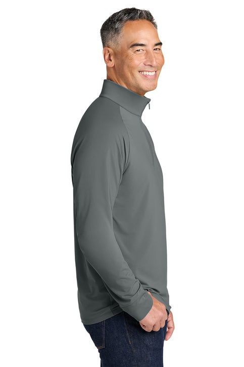 Brooks Brothers® Luxe Performance 1/4-Zip Shadow Grey