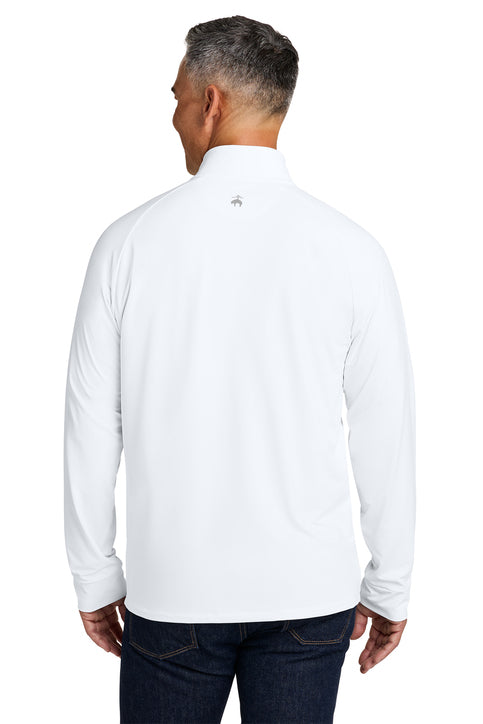 Brooks Brothers® Luxe Performance 1/4-Zip White
