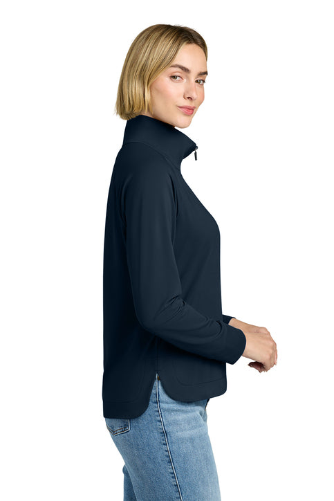 Brooks Brothers® Women’s Luxe Performance 1/4-Zip Navy Blazer