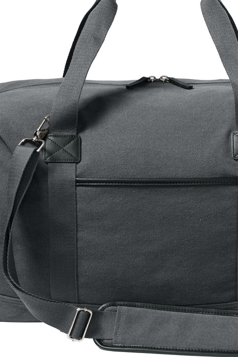 Washed Canvas Duffel Grey Steel