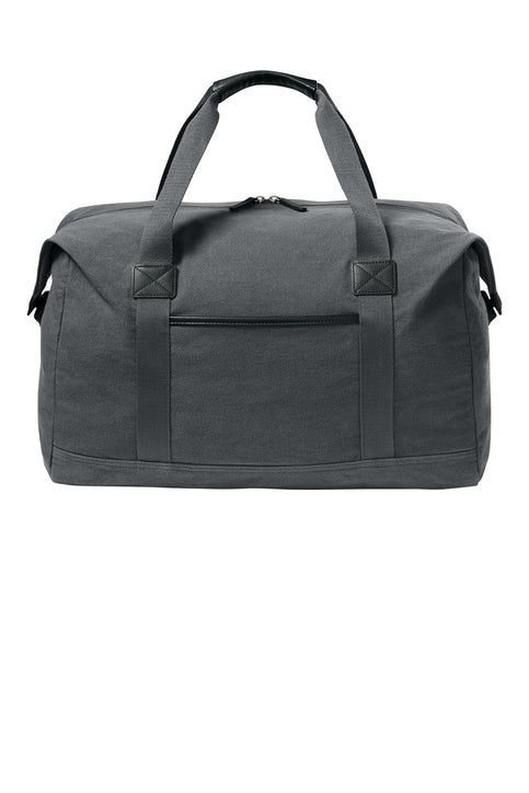 Washed Canvas Duffel Grey Steel