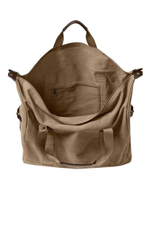 Washed Canvas Duffel Woodland Brown