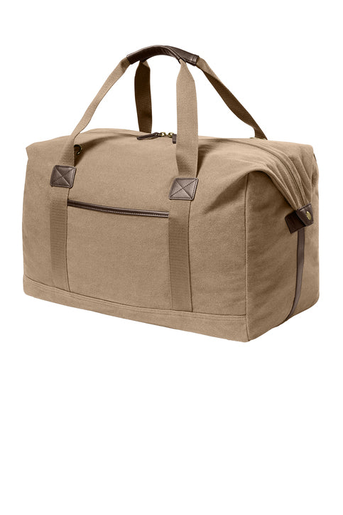 Washed Canvas Duffel Woodland Brown