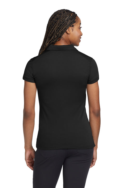 Nike Women's Dri-FIT Solid Icon Pique Modern Fit Polo Black