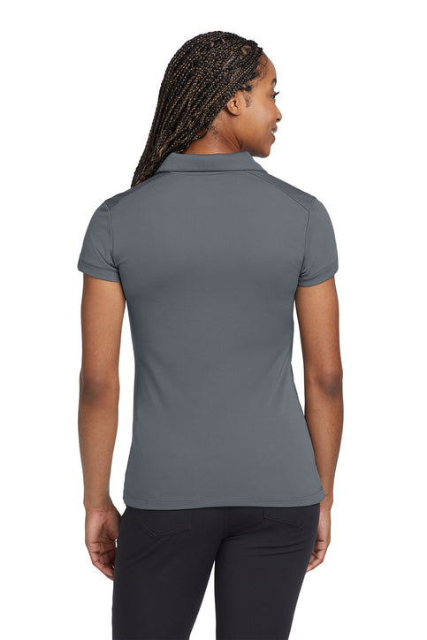 Nike Women's Dri-FIT Solid Icon Pique Modern Fit Polo Dark Grey