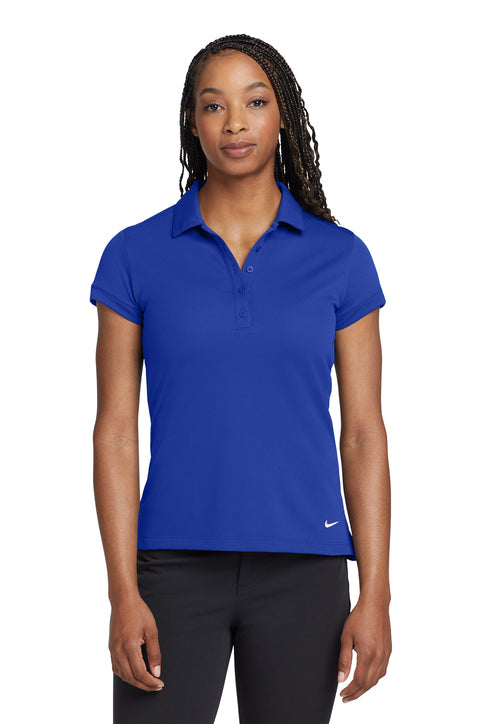 Nike Women's Dri-FIT Solid Icon Pique Modern Fit Polo Deep Royal Blue