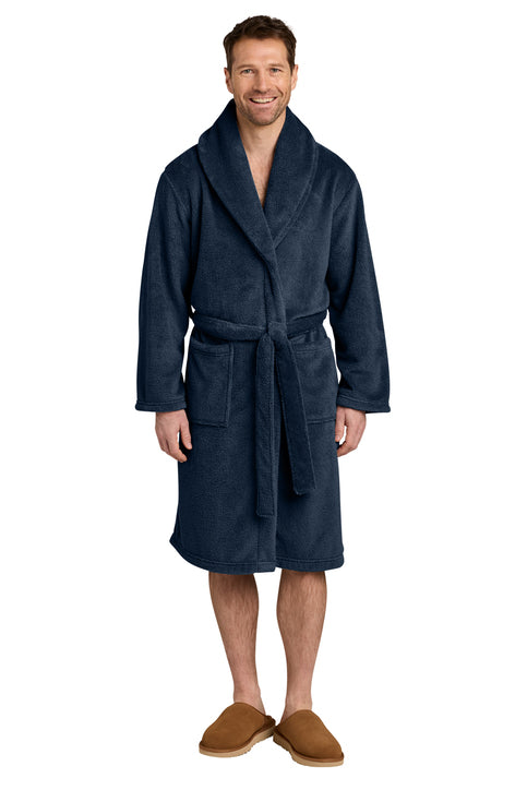 Dream Plush Robe River Blue Navy