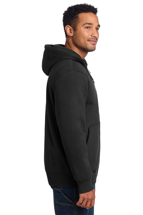 Carhartt® Rain Defender® Paxton Heavyweight Hooded Zip-Front Sweatshirt Black
