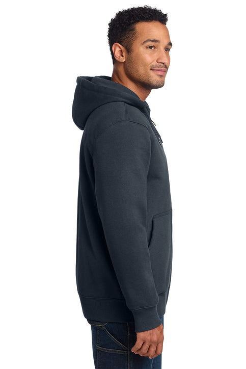 Carhartt® Rain Defender® Paxton Heavyweight Hooded Zip-Front Sweatshirt New Navy