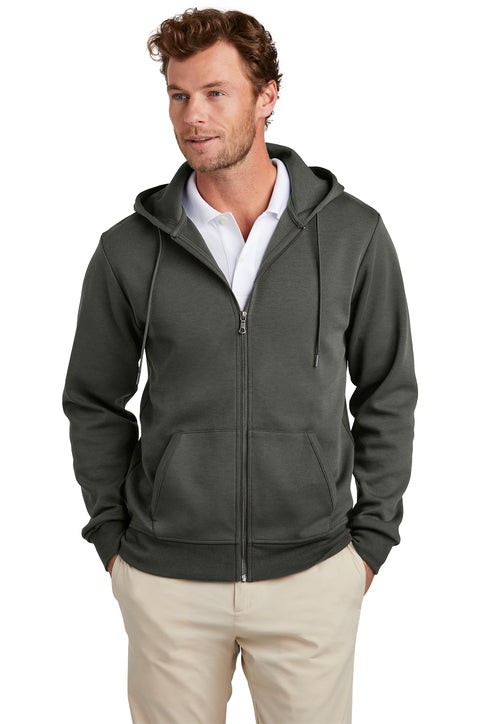 Brooks Brothers® Double-Knit Full-Zip Hoodie Windsor Grey