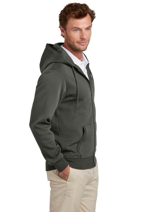 Brooks Brothers® Double-Knit Full-Zip Hoodie Windsor Grey