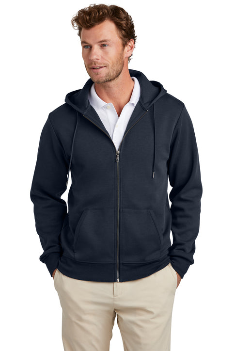 Brooks Brothers® Double-Knit Full-Zip Hoodie Night Navy