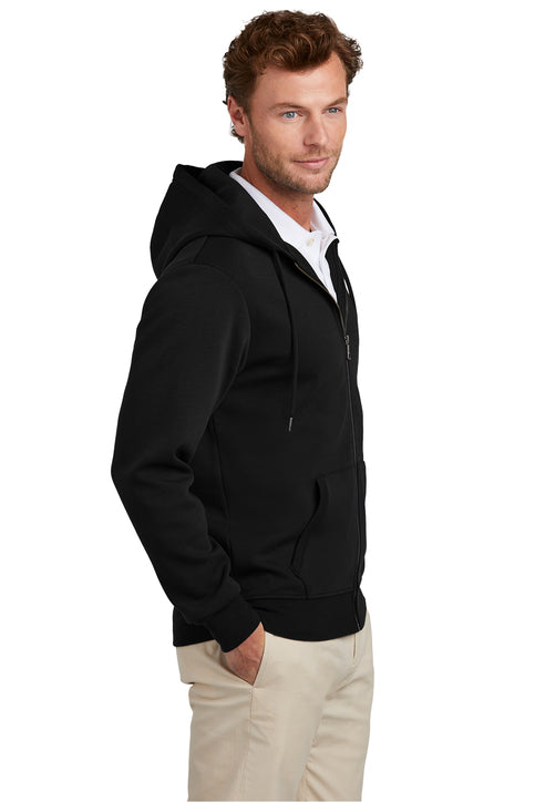 Brooks Brothers® Double-Knit Full-Zip Hoodie Deep Black