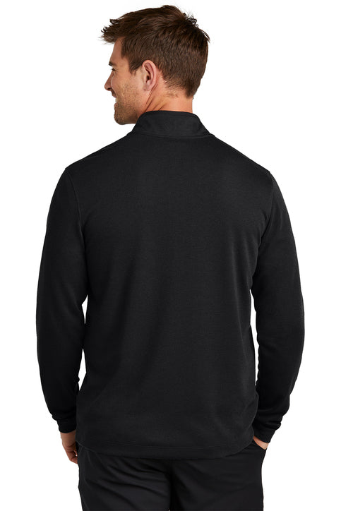 Nike Textured 1/2-Zip Cover-Up Black
