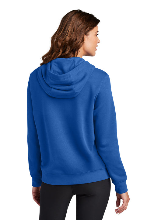 Nike Women's Club Fleece Sleeve Swoosh Pullover Hoodie Game Royal