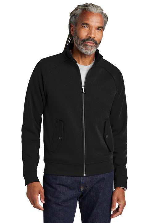 Brooks Brothers® Double-Knit Full-Zip Deep Black