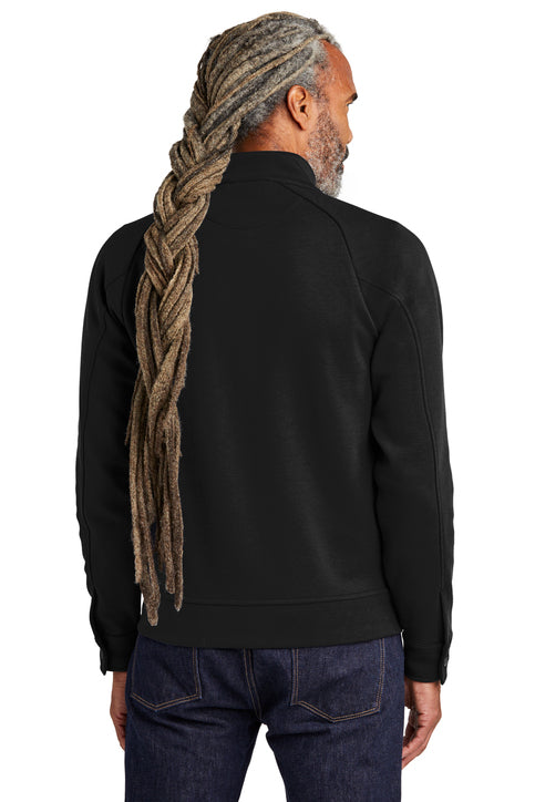 Brooks Brothers® Double-Knit Full-Zip Deep Black