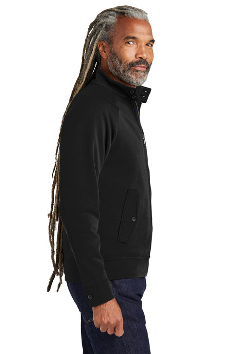 Brooks Brothers® Double-Knit Full-Zip Deep Black