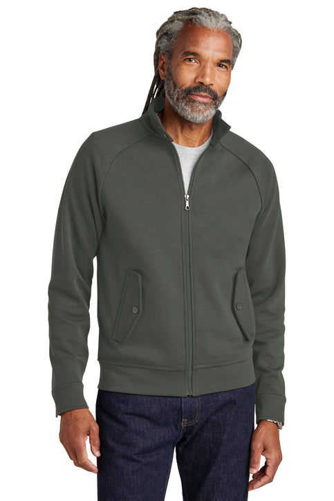 Brooks Brothers® Double-Knit Full-Zip Windsor Grey