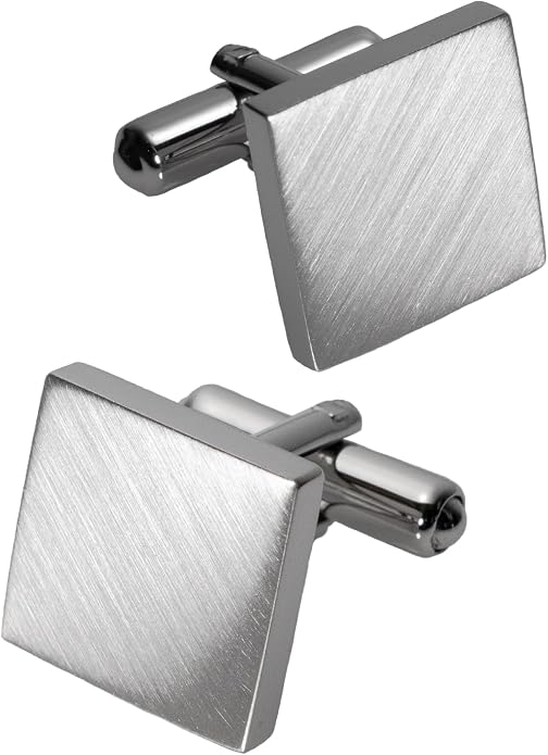 Custom MongoDB Engraved Cufflinks – Available in 4 Colors Silver