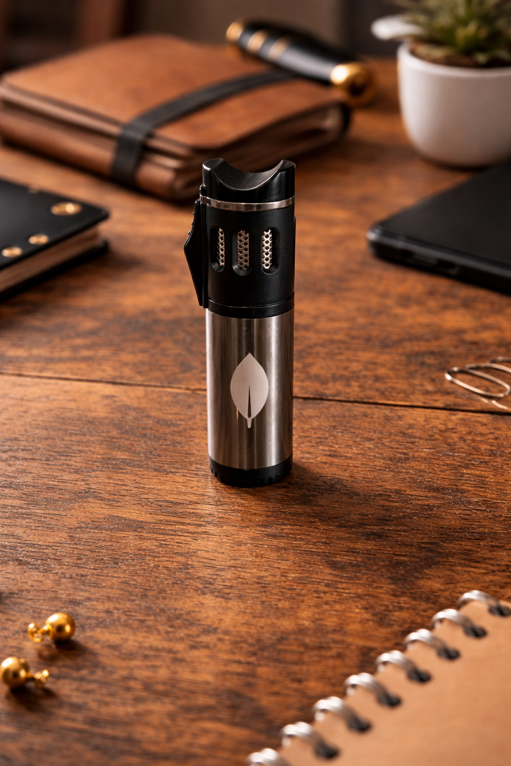 Torch Lighter w/ Cigar Holder