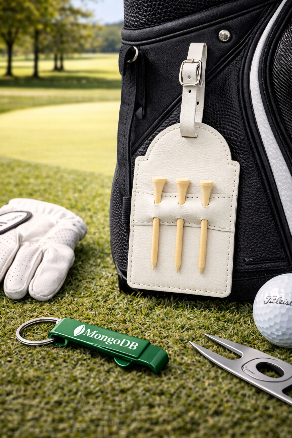 Golf Bag Tee Holder