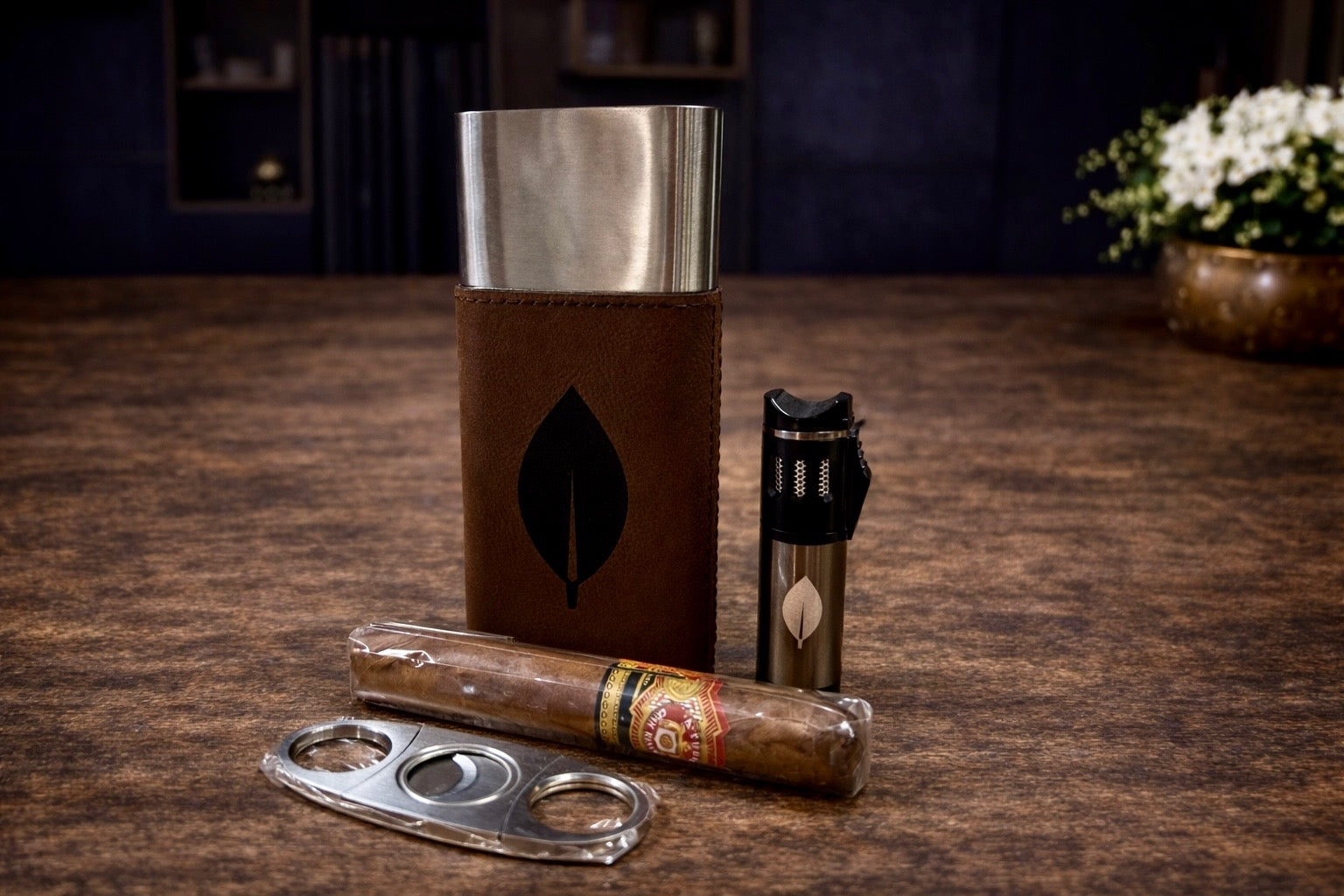 Cigar Case w/ Cutter & Torch