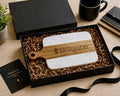 Premium Marble & Acacia Serving Tray