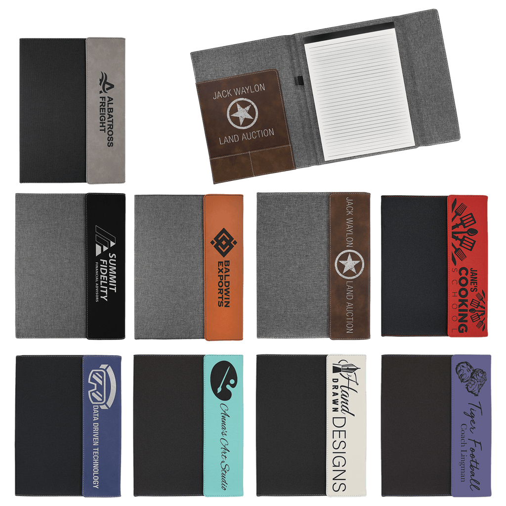 Leatherette & Canvas Portfolio 9.5"x12"