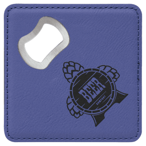Leatherette Coaster/Bottle Opener