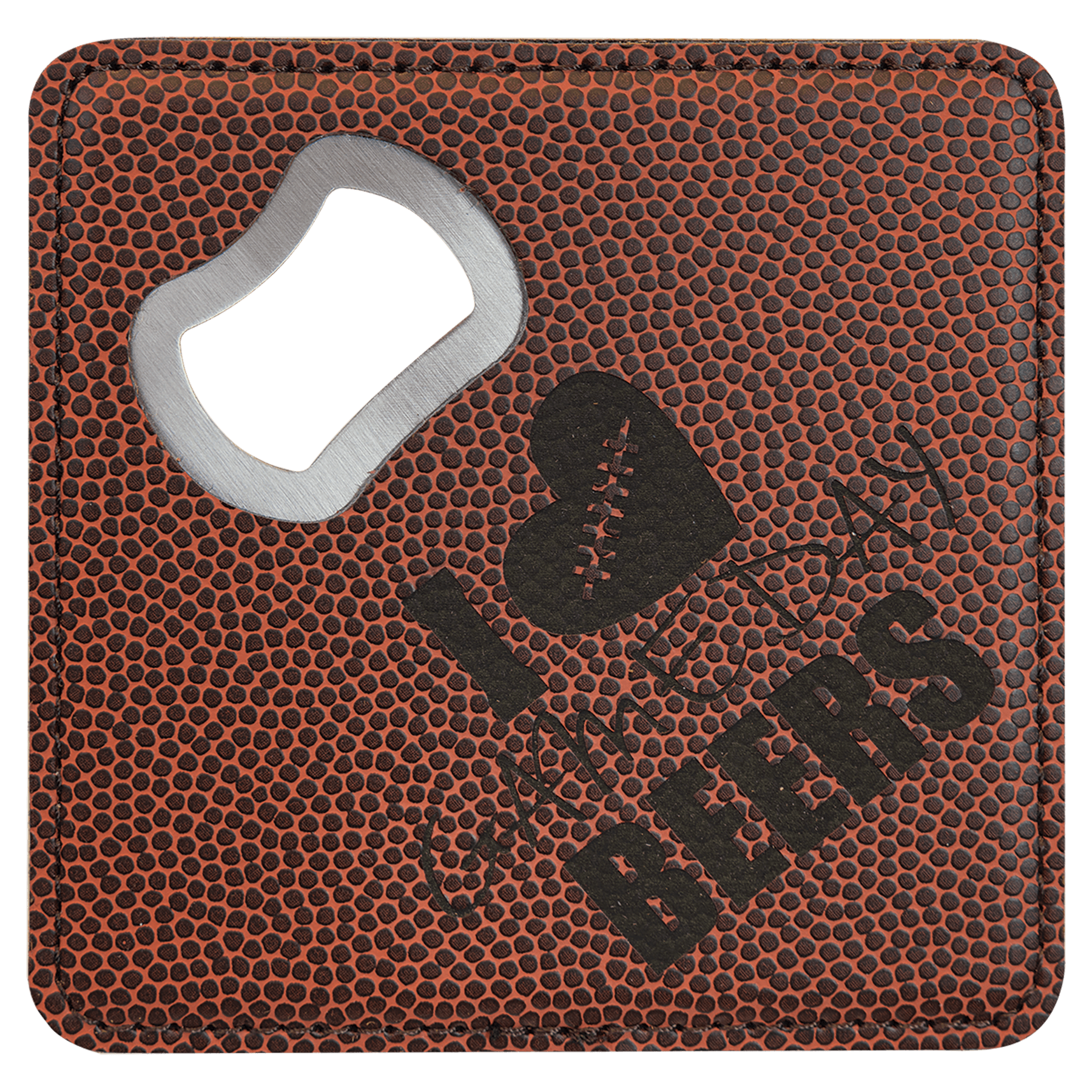 Leatherette Coaster/Bottle Opener