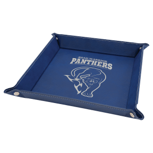 Leatherette Valet Tray 9x9