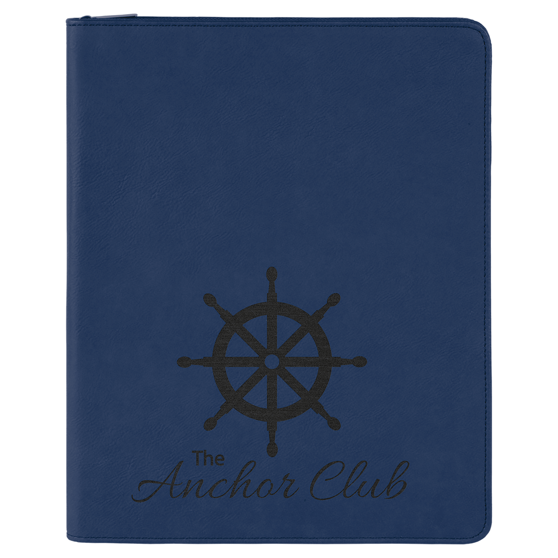 Zippered Leatherette Portfolio 9.5"x12"