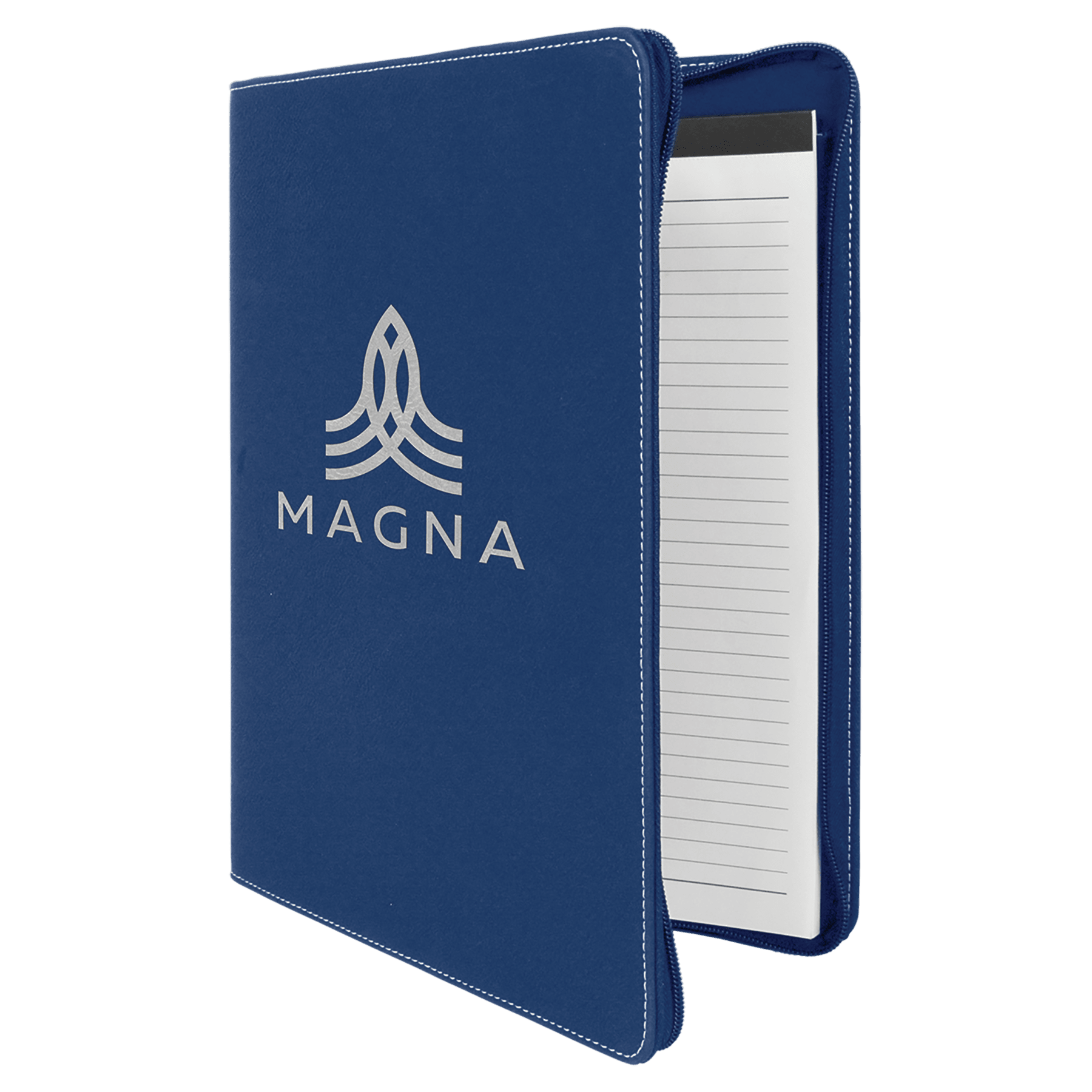Zippered Leatherette Portfolio 9.5"x12"