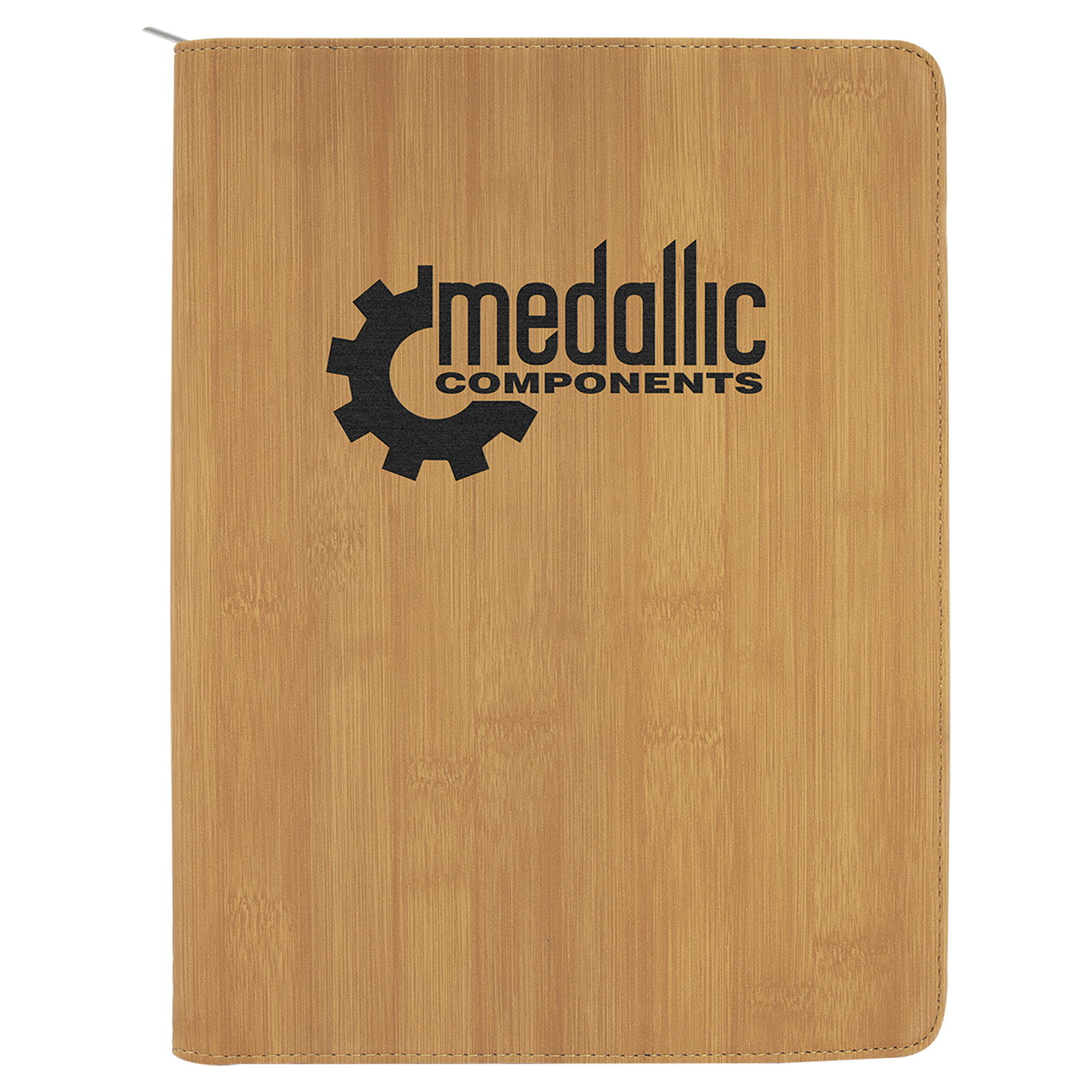 Zippered Leatherette Portfolio 9.5"x12"