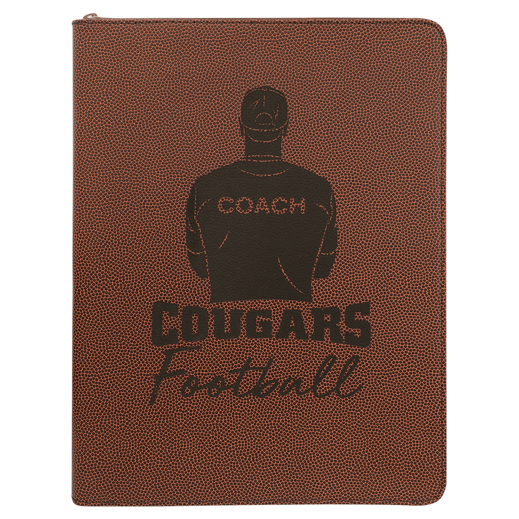 Zippered Leatherette Portfolio 9.5"x12"