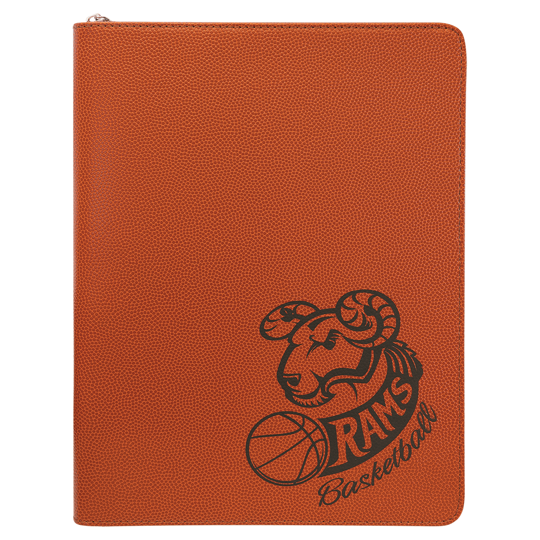Zippered Leatherette Portfolio 9.5"x12"