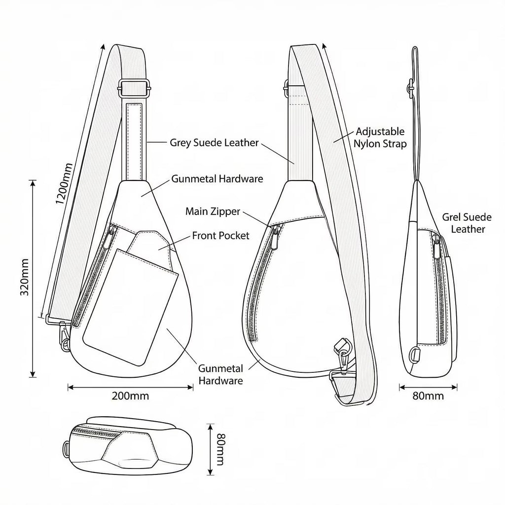 Creekside Crescent Bag