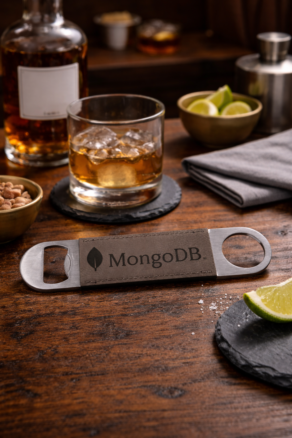 Leatherette Bottle Opener