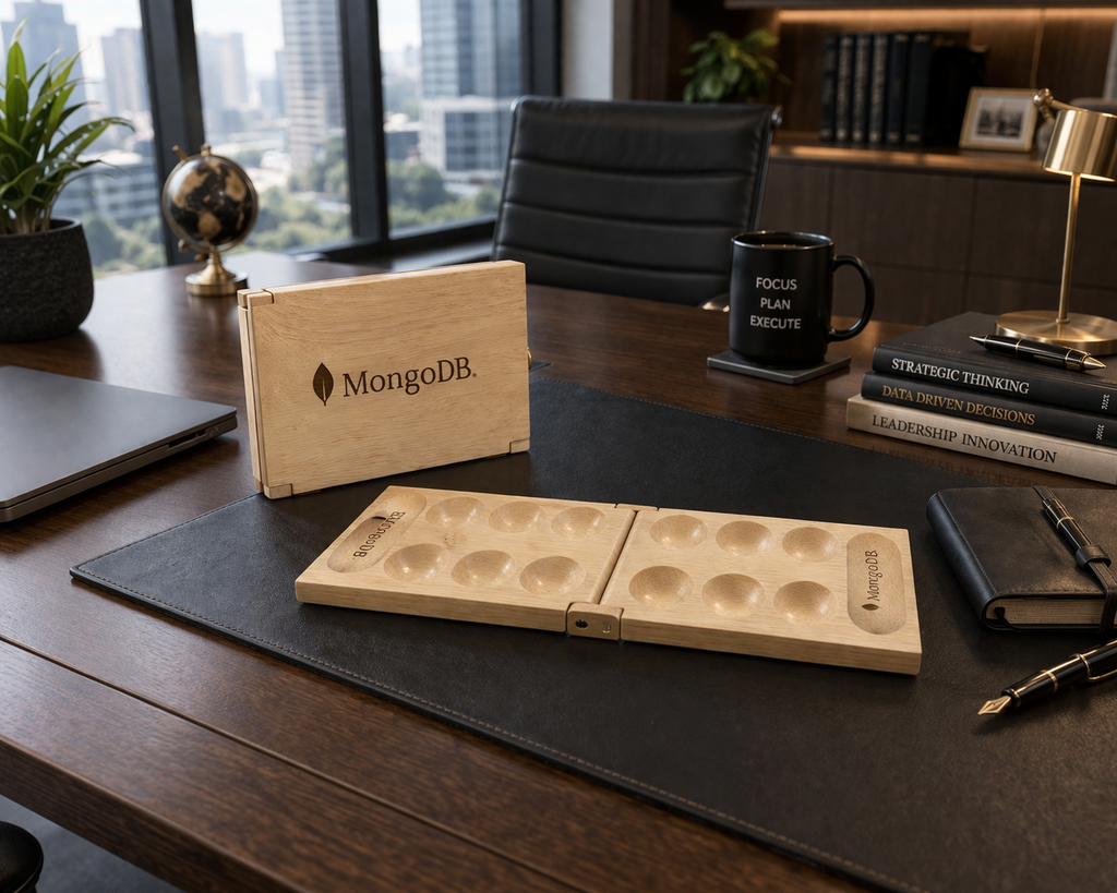 Wood Mancala Game Gift Set